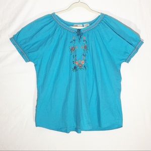 Faded Glory Floral Embroidery